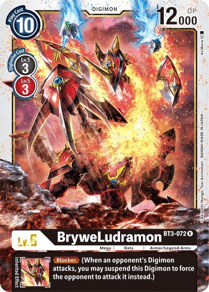Image for BryweLudramon (BT3-072 R) (BT01-03B) - Digimon Card Game