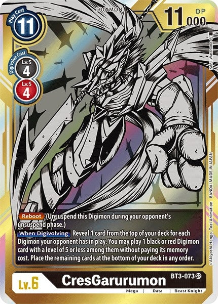 Image for CresGarurumon (Alternate Art) (BT3-073 SR) (BT01-03B) - Digimon Card Game