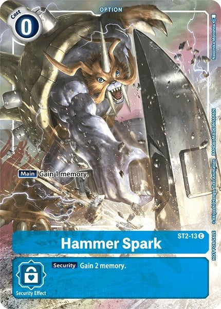Image for Hammer Spark - ST2-13 (Tamer's Evolution Box) (ST2-13 C) (ST-2) - Digimon Card Game