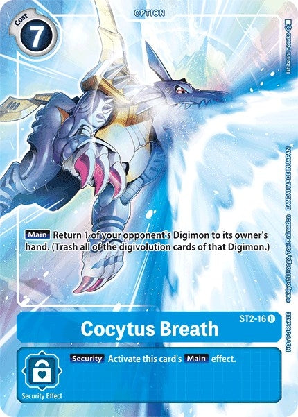 Image for Cocytus Breath - ST2-16 (Tamer's Evolution Box) (ST2-16 U) (ST-2) - Digimon Card Game