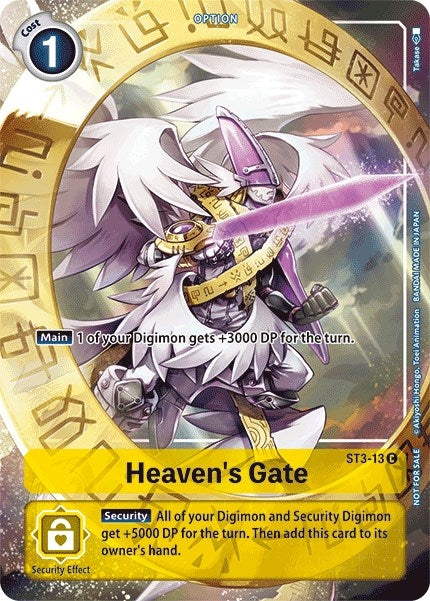 Image for Heaven's Gate - ST3-13 (Tamer's Evolution Box) (ST3-13 C) (ST-3) - Digimon Card Game