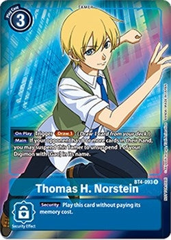 Image for Thomas H. Norstein (Box Topper) (BT4-093 R) (BT04) - Digimon Card Game