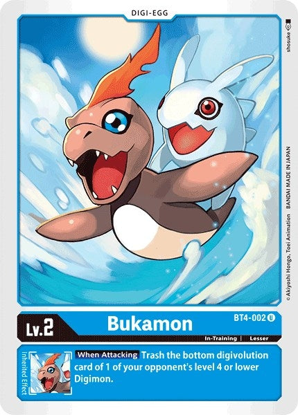 Image for Bukamon (BT4-002 U) (BT04) - Digimon Card Game