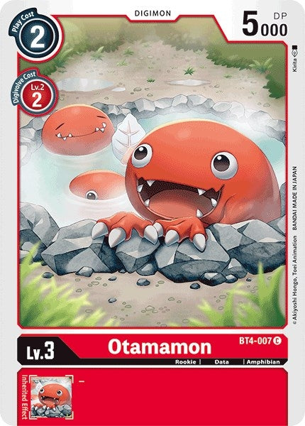 Image for Otamamon (BT4-007 C) (BT04) - Digimon Card Game