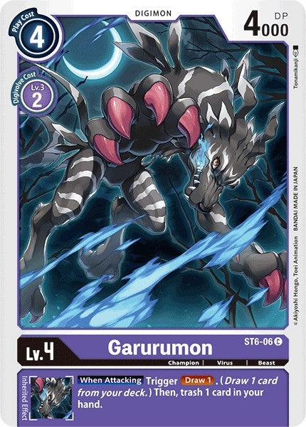 Image for Garurumon (ST6-06 C) (ST-6) - Digimon Card Game
