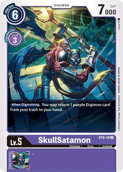 Image for SkullSatamon (ST6-10 U) (ST-6) - Digimon Card Game