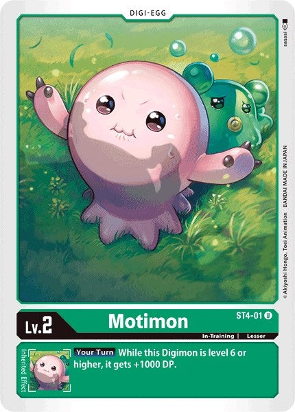 Image for Motimon (ST4-01 U) (ST-4) - Digimon Card Game
