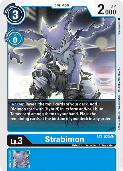 Image for Strabimon (BT4-023 C) (BT04) - Digimon Card Game
