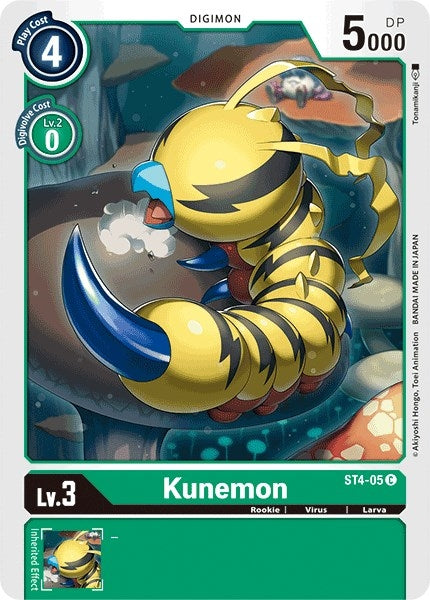 Image for Kunemon (ST4-05 C) (ST-4) - Digimon Card Game