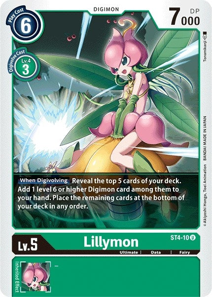 Image for Lillymon (ST4-10 U) (ST-4) - Digimon Card Game