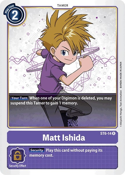Image for Matt Ishida (ST6-14 R) (ST-6) - Digimon Card Game