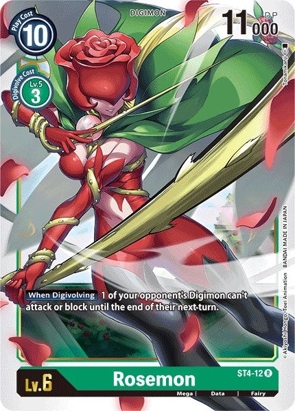 Image for Rosemon (ST4-12 R) (ST-4) - Digimon Card Game