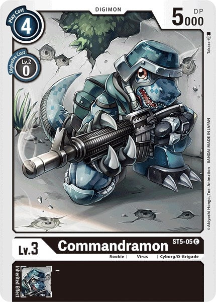 Image for Commandramon (ST5-05 C) (ST-5) - Digimon Card Game