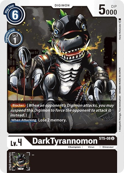 Image for DarkTyrannomon (ST5-08 U) (ST-5) - Digimon Card Game