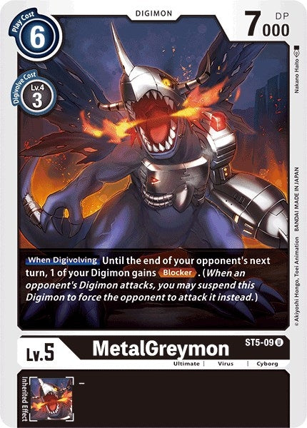 Image for MetalGreymon (ST5-09 U) (ST-5) - Digimon Card Game