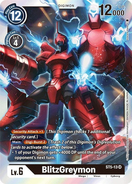 Image for BlitzGreymon (ST5-13 SR) (ST-5) - Digimon Card Game