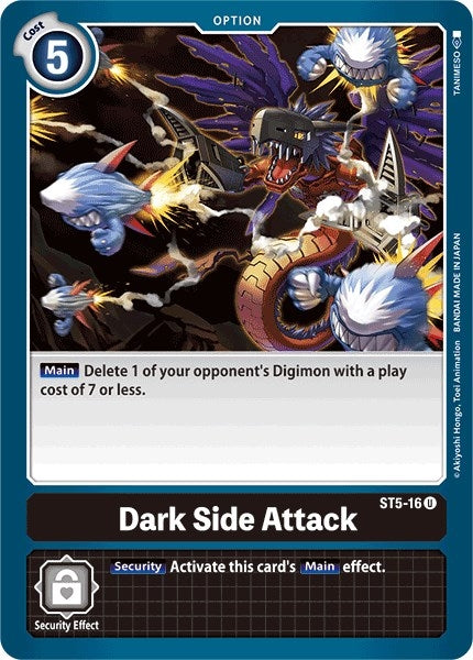 Image for Dark Side Attack (ST5-16 U) (ST-5) - Digimon Card Game