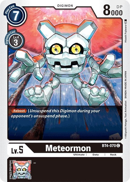 Image for Meteormon (BT4-070 C) (BT04) - Digimon Card Game
