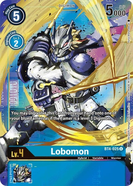 Image for Lobomon (Alternate Art) (BT4-025 U) (BT04) - Digimon Card Game