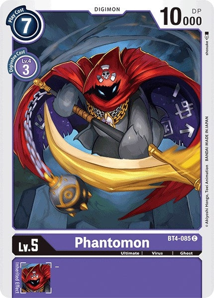 Image for Phantomon (BT4-085 C) (BT04) - Digimon Card Game