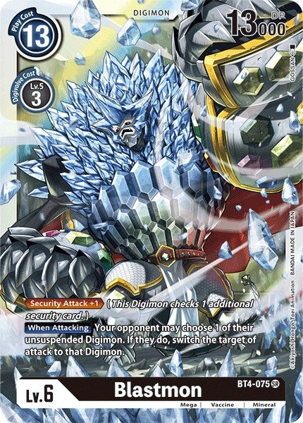 Image for Blastmon (BT4-075 SR) (BT04) - Digimon Card Game