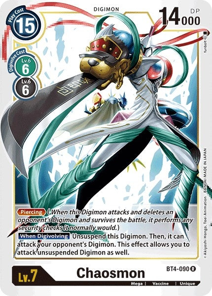 Image for Chaosmon (BT4-090 R) (BT04) - Digimon Card Game