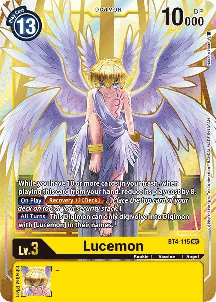 Image for Lucemon (BT4-115 SEC) (BT04) - Digimon Card Game