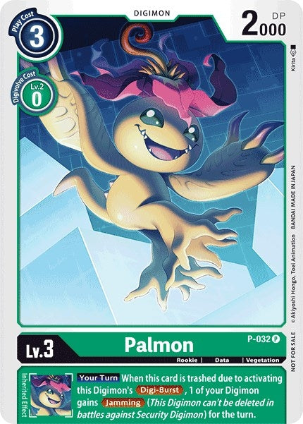 Image for Palmon - P-032 (P-032 P) (D-PR) - Digimon Card Game