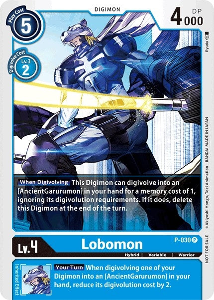 Image for Lobomon - P-030 (P-030 P) (D-PR) - Digimon Card Game