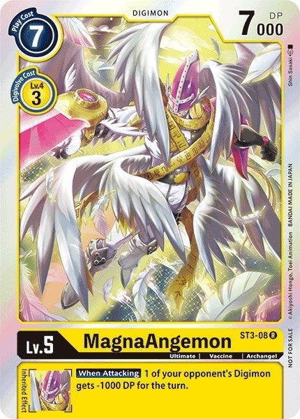 Image for MagnaAngemon - ST3-08 (Great Legend Pre-Release) (ST3-08 R) (ST-3) - Digimon Card Game