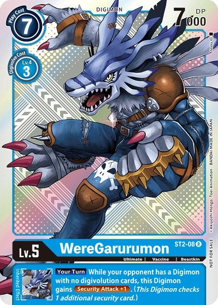 Image for WereGarurumon - ST2-08 (Official Tournament Pack Vol.2) (ST2-08 R) (ST-2) - Digimon Card Game