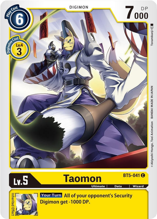 Image for Taomon (BT5-041 C) (BT05) - Digimon Card Game