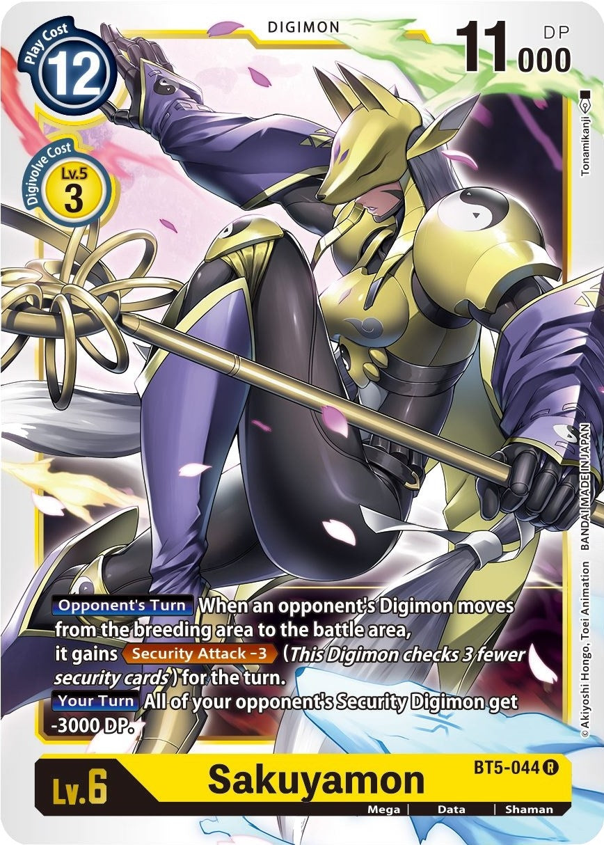 Image for Sakuyamon (BT5-044 R) (BT05) - Digimon Card Game