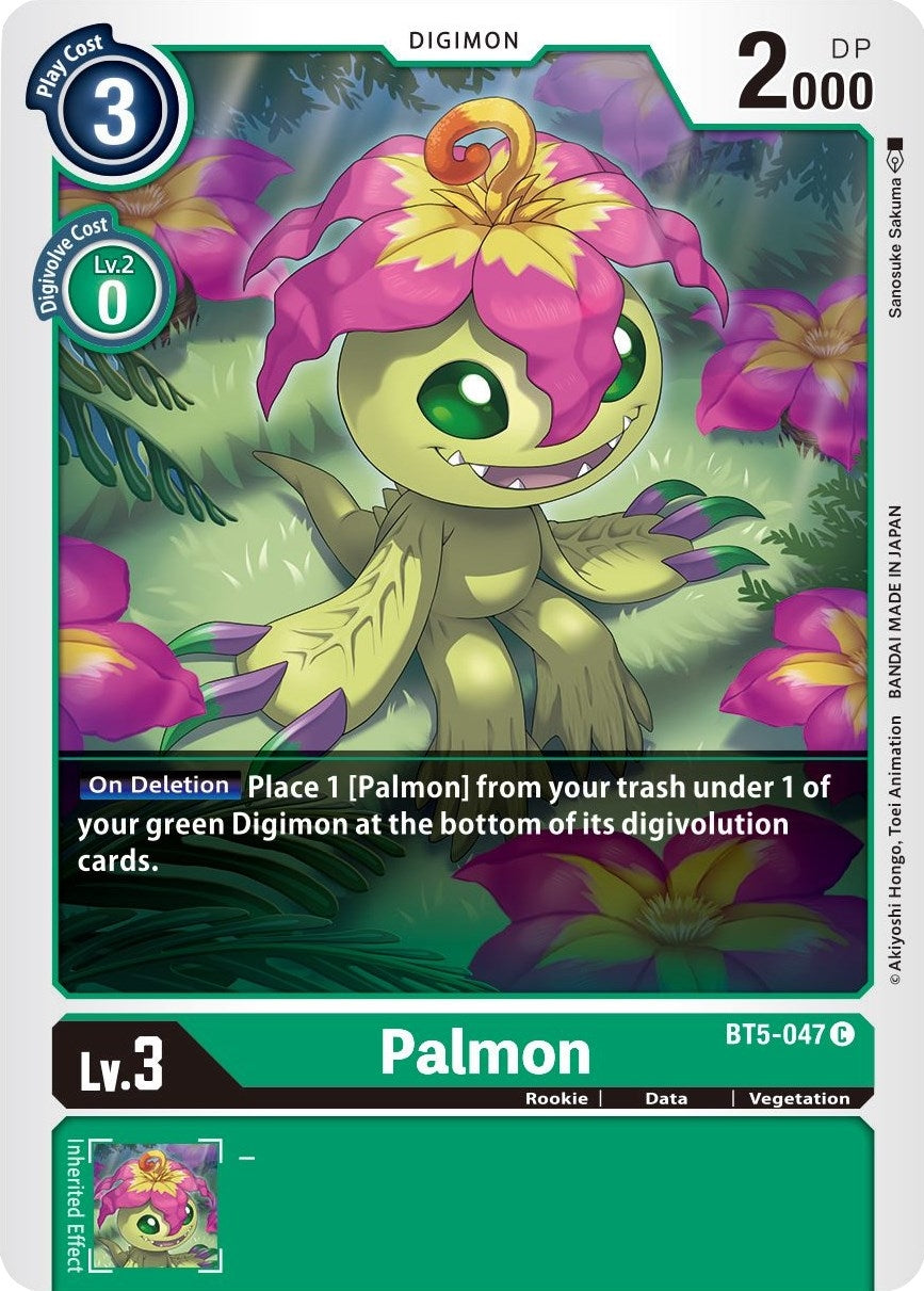Image for Palmon (BT5-047 C) (BT05) - Digimon Card Game