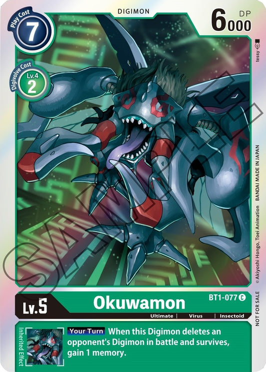 Image for Okuwamon - BT1-077 (Event Pack 1) (BT1-077 C) (BT01-03A) - Digimon Card Game