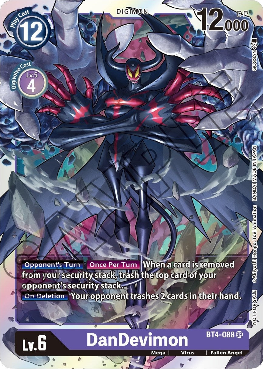 Image for DanDevimon - BT4-088 (Event Pack 1) (BT4-088 SR) (BT04) - Digimon Card Game