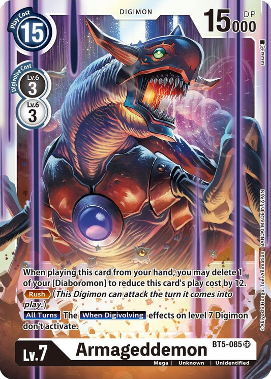 Image for Armageddemon (BT5-085 SR) (BT05) - Digimon Card Game