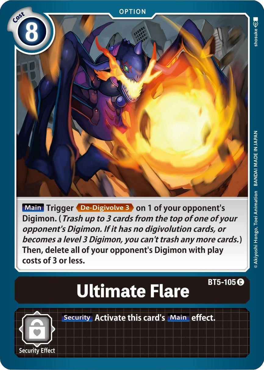 Image for Ultimate Flare (BT5-105 C) (BT05) - Digimon Card Game