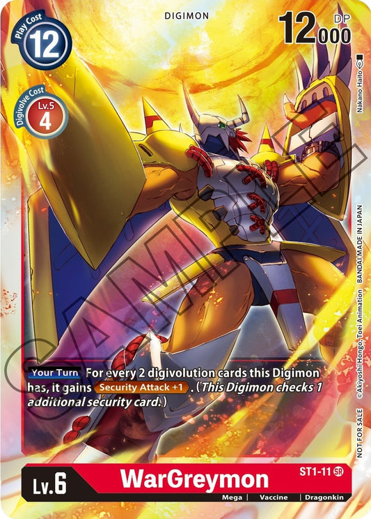 Image for WarGreymon - ST1-11 (Event Pack 1) (ST1-11 SR) (ST-1) - Digimon Card Game