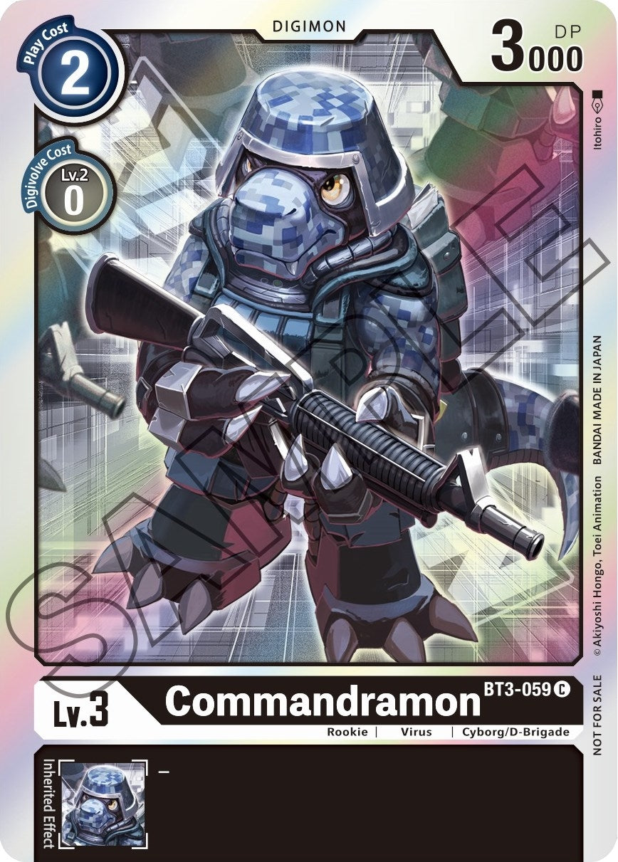Image for Commandramon - BT3-059 (Event Pack 1) (BT3-059 C) (BT01-03A) - Digimon Card Game