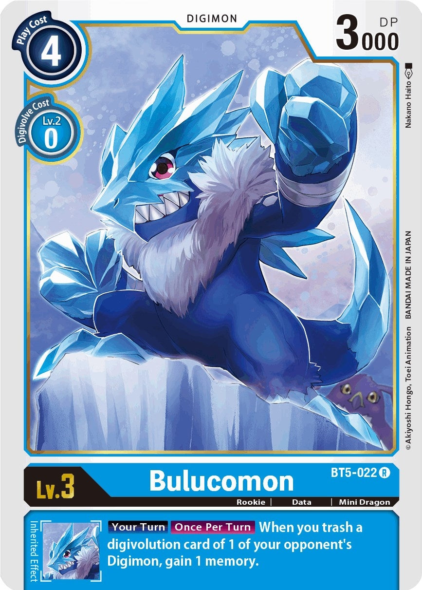 Image for Bulucomon (BT5-022 R) (BT05) - Digimon Card Game