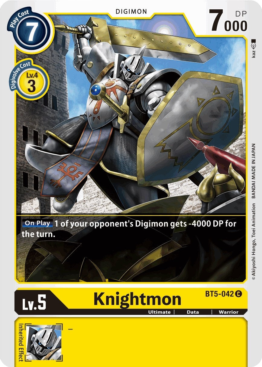 Image for Knightmon (BT5-042 C) (BT05) - Digimon Card Game