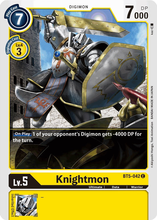 Image for Knightmon (BT5-042 C) (BT05) - Digimon Card Game