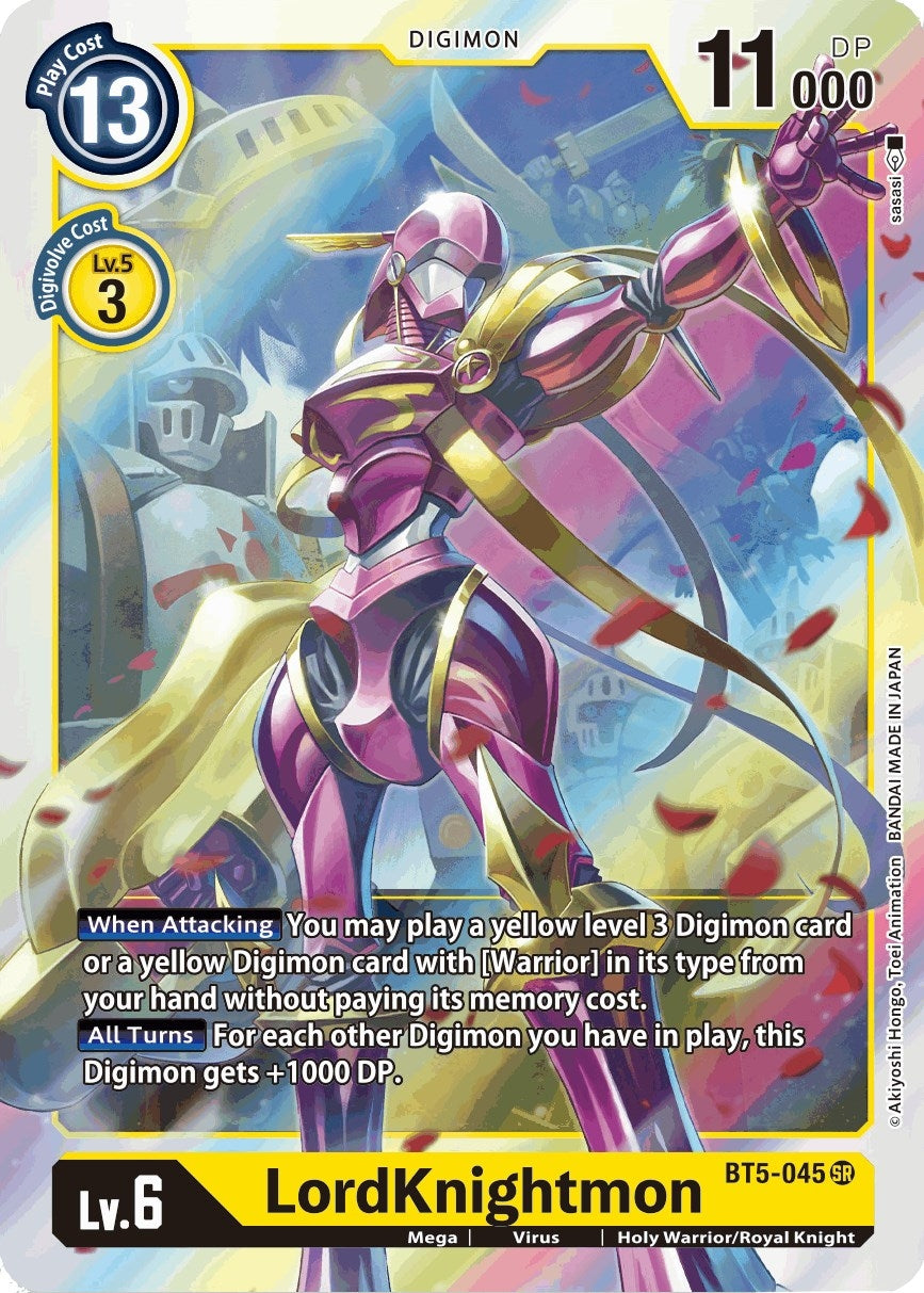 Image for LordKnightmon (BT5-045 SR) (BT05) - Digimon Card Game