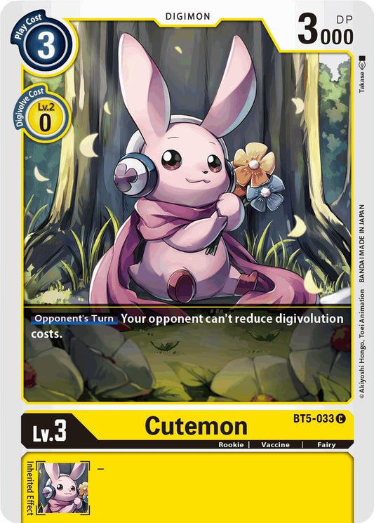 Image for Cutemon (BT5-033 C) (BT05) - Digimon Card Game