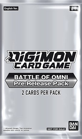 Image for Battle of Omni Pre-Release Pack - Digimon Card Game