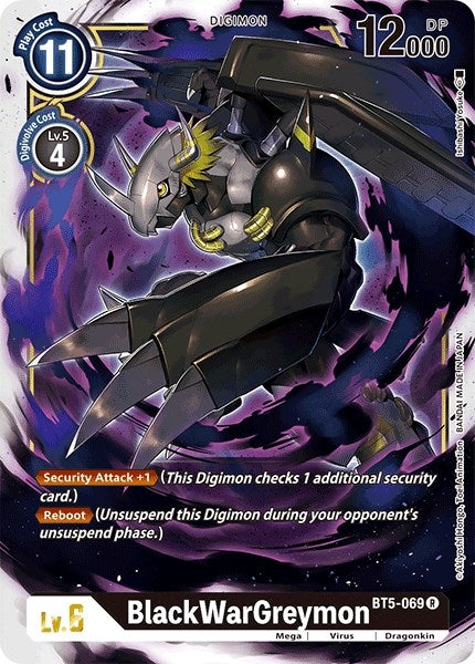 Image for BlackWarGreymon (BT5-069 R) (BT05) - Digimon Card Game
