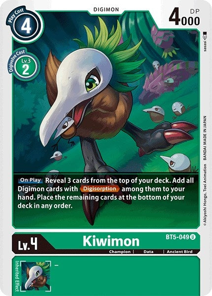 Image for Kiwimon (BT5-049 U) (BT05) - Digimon Card Game
