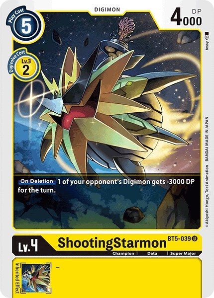 Image for ShootingStarmon (BT5-039 U) (BT05) - Digimon Card Game