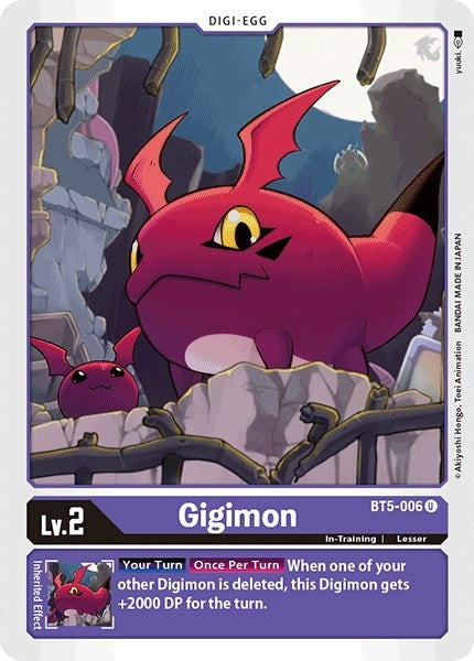 Image for Gigimon (BT5-006 U) (BT05) - Digimon Card Game